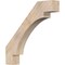 Ekena Millwork 5 1/2"W x 34"D x 34"H Merced Smooth Knee Brace, Douglas Fir BRC06X34X34MRC00SDF - alternate 1